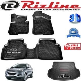Rizline Hyundai ix35 2010-2015 Arası 3D Havuzlu Paspas + 3D Bagaj Havuzu