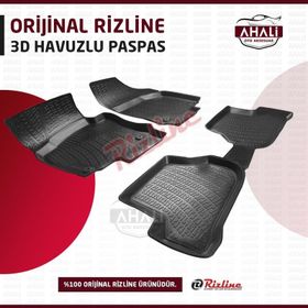 Rizline Hyundai Sonata 2015-2020 Uyumlu 3D Havuzlu Siyah Paspas