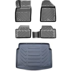 Rizline Hyundai Tucson 2004-2009 Siyah 3D Havuzlu Paspas + Bagaj Havuzu