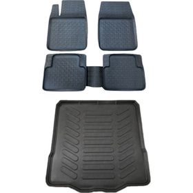 Rizline Hyundai Tucson 2004 Model Siyah 3D Bagaj Havuzu + 3D Havuzlu Paspas