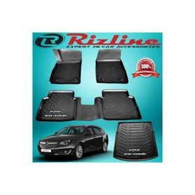 Rizline Insignia STW Siyah 2007-2016 Arası 3D Paspas+Bagaj Havuzu