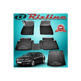 Rizline Insignia STW Siyah 2007-2016 Arası 3D Paspas+Bagaj Havuzu
