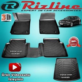 Rizline Insignia STW Siyah 2007-2016 Arası 3D Paspas+Bagaj Havuzu