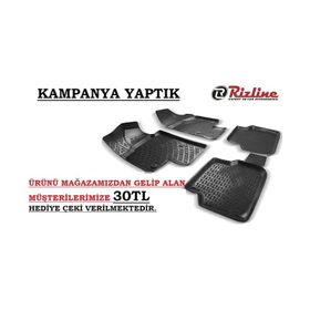 Rizline Isuzu D-Max 2012-2018 3D Havuzlu Paspas