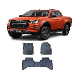 Rizline Isuzu D-Max 3D 2019 Sonrası Siyah Havuzlu Paspas