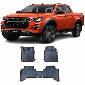 Rizline Isuzu D-Max 3D 2019 Sonrası Siyah Havuzlu Paspas