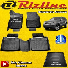 Rizline Jeep Grand Cherokee WK2 2011 Sonrası 3D Oto Paspas