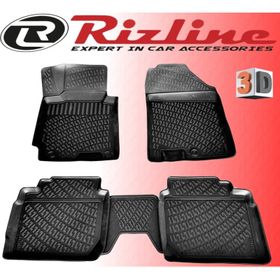 Rizline Kia Ceed HB 2007-2012 Arası Siyah 3D Havuzlu Paspas