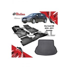 Rizline Kia Ceed HB 2010-2011 Uyumlu Paspas ve Bagaj Havuzu Set