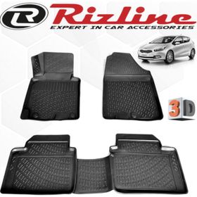 Rizline Kia Ceed HB 2012 - 2017 Arası Siyah 3D Havuzlu Paspas
