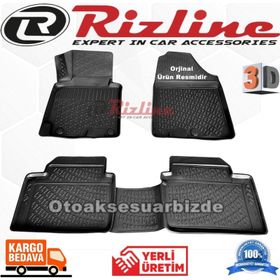Rizline Kia Ceed HB 2012 - 2017 Arası Siyah 3D Havuzlu Paspas