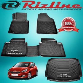 Rizline Kia Ceed HB 2012 Sonrası 3D Paspas Bagaj Havuzu