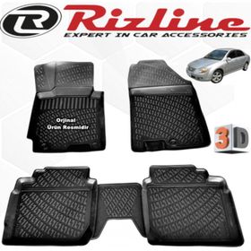 Rizline Kia Cerato 2004 - 2009 Arası Siyah 3D Havuzlu Paspas