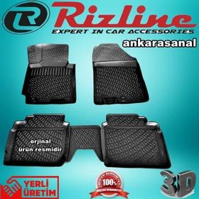 Rizline Kia Cerato 2004 2009 Siyah 3D Havuzlu Paspas