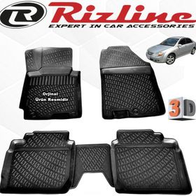 Rizline Kia Cerato 2004 2009 Siyah 3D Havuzlu Paspas