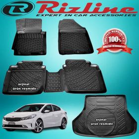 Rizline Kia Cerato 2016 Sonrası 3D Paspas ve Bagaj Havuzu