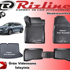 Rizline Kia Niro 2017 Sonrası 3D Havuzlu Paspas+Bagaj Havuzu