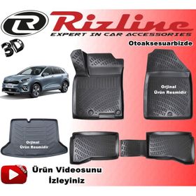 Rizline Kia Niro 2017 Sonrası 3D Havuzlu Paspas+Bagaj Havuzu