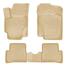 Rizline Kia Rio 2005-2011 Uyumlu Bej 3D Havuzlu Paspas