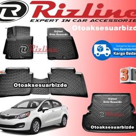 Rizline Kia Rio 2011 Sonrası 3D Paspas Bagaj Havuzu