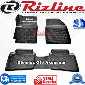 Rizline Kia Rio 2017 3d Havuzlu Paspas