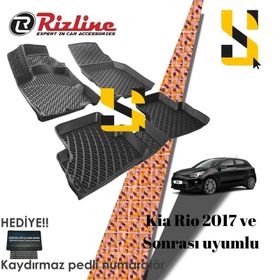 Rizline Kia Rio 2017+ 3D Havuzlu Paspas