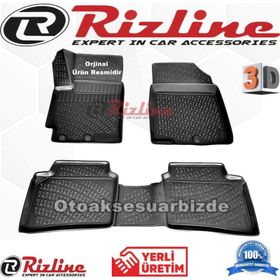 Rizline Kia Rio HB 2017 Sonrası Siyah 3D Havuzlu Paspas