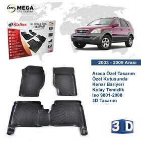 Rizline Kia Sorento 2003-2009 3d Havuzlu Paspas