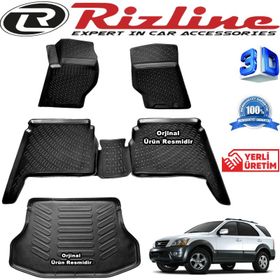 Rizline Kia Sorento 2003-2009 Bej 3D Paspas Bagaj Havuzu