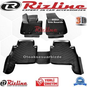Rizline Kia Sorento 2010 - 2015 Arası Siyah 3D Havuzlu Paspas