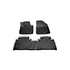 Rizline Kia Sorento 2016 - 2020 Arası Siyah 3D Havuzlu Paspas