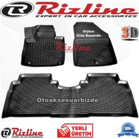 Rizline Kia Sorento 2016 - 2020 Arası Siyah 3D Havuzlu Paspas