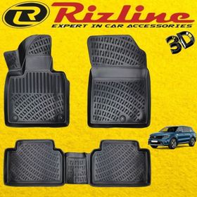 Rizline Kia Sorento 2021 Sonrası Siyah 3D Havuzlu Paspas