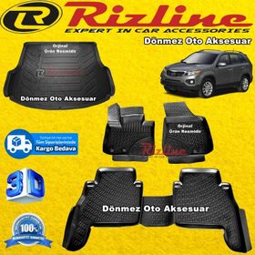 Rizline Kia Sorento R 2010-2014 3D Paspas Bagaj Havuzu
