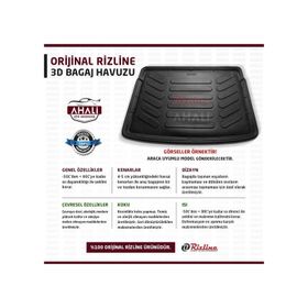 Rizline Kia Sportage 2022 Sonrası 3D Bagaj Havuzu ve Havuzlu Paspas