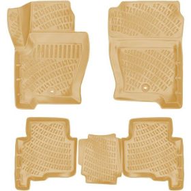 Rizline Land Rover Discovery 2004-2009 Uyumlu Bej 3D Havuzlu Paspas