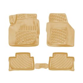 Rizline Land Rover Freelander 2006 Sonrası Uyumlu 3D Havuzlu Bej Paspas