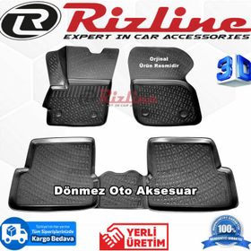 Rizline Mazda 3 3D Havuzlu Paspas