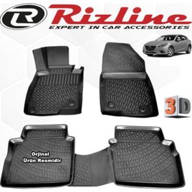 Rizline Mazda 3 HB 2013-2017 Arası Siyah 3D Havuzlu Paspas