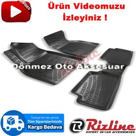 Rizline Megane 2 Paspası Siyah Hb 2004-2010 Arası 3D Bagaj Havuzu