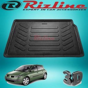 Rizline Megane 2 Paspası Siyah Hb 2004-2010 Arası 3D Bagaj Havuzu
