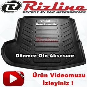 Rizline Megane 4 Siyah Tek Kulak Sedan 2016-2020 3D Bagaj Havuzu