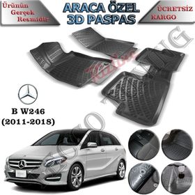 Rizline Mercedes B Serisi W246 2011-2018 3D Havuzlu Paspas