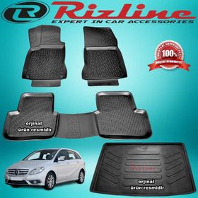 Rizline Mercedes B Serisi W246 2011 Sonrası 3D Paspas Bagaj Havuzu