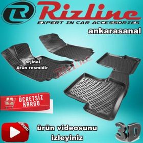 Rizline Mercedes C Seri W204 2007-2013 3D Siyah Bagaj Havuzu