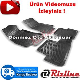 Rizline Mercedes C Serisi W203 3D Havuzlu Paspas