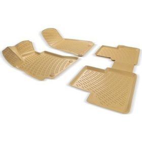 Rizline Mercedes C Serisi W204 2007-14 Bej 3d Havuzlu Paspas