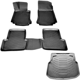 Rizline Mercedes C Serisi W204 2007-2014 Arası 3D Havuzlu Paspas + Plastik Setli 3D Bagaj Havuzu