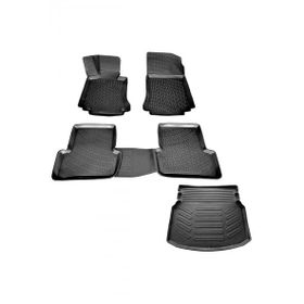 Rizline Mercedes C Serisi W204 Rampalı 2007-2014 Arası 3D Havuzlu Paspas + 3D Bagaj Havuzu