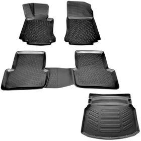 Rizline Mercedes C W204 Rampalı 2007-2014 Arası 3D Havuzlu Paspas+Bagaj Havuzu